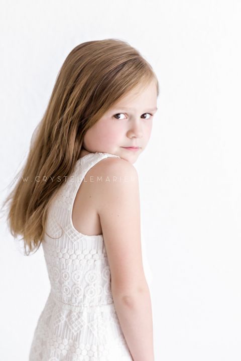 white lace summer dress for girls photo shoot